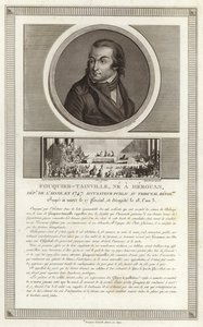 Portræt af Antoine Quentin Fouquier de Tinville af Jean Duplessi Bertaux