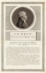 Portræt af Charles-Francois Lebrun, hertug af Plaisance