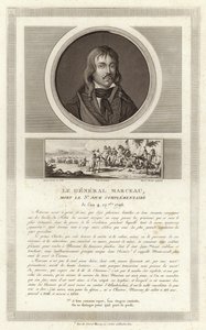 Portræt af Francois Severin Marceau-Desgraviers af Jean Duplessi Bertaux