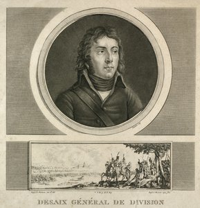 Portræt af general Louis Charles Antoine Desaix (ca. 1800 - 1815 0,38 x 0,24) af Jean Duplessi Bertaux