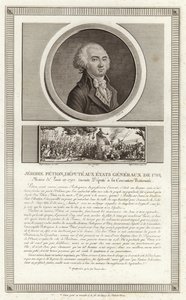 Portræt af Jerome Petion de Villeneuve