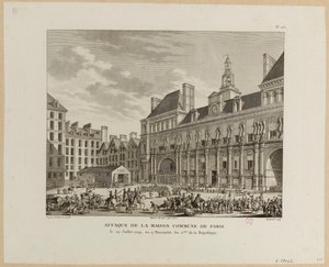 Angreb på Maison-kollektivet i Paris af Jean Duplessis Bertaux