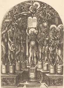 Moses omgivet af patriarkerne af Jean Duvet