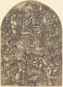 Sankt Johannes indkaldt til himlen af Jean Duvet