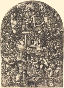 Sankt Johannes indkaldt til himlen af Jean Duvet