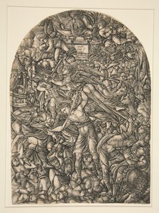 The Angel Sounding the sixth Trumpet, fra Apocalypse-serien af Jean Duvet