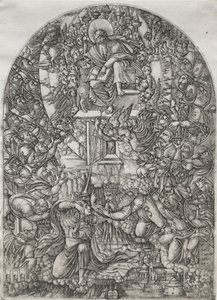 The Apocalypse: St. John Summoned to Heaven, 1555. af Jean Duvet