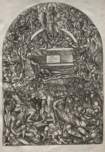 Apokalypsen: En stjerne falder og får helvede til at åbne, 1546-1556. af Jean Duvet