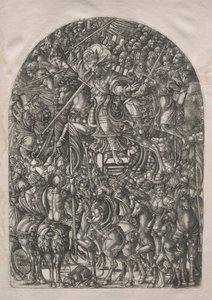 Apokalypsen: Kristus monteret på en hvid hest, 1546-1556.
