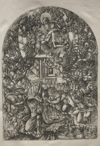 Apokalypsen: Sankt Johannes indkaldt til himlen, 1546-1556. af Jean Duvet