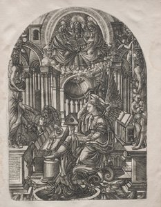 Apokalypsen: St. John på øen Patmos, 1546-1556. af Jean Duvet