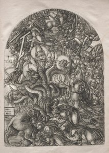 Apokalypsen: Udyret med syv hoveder og ti horn, 1546-1556.