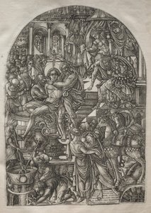 Apocalypse: Martyrdom af St. John the Evangelist af Jean Duvet
