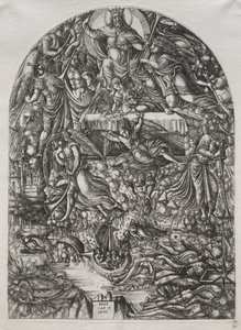 Apokalypsen: Åbningen af det syvende segl, 1561. af Jean Duvet