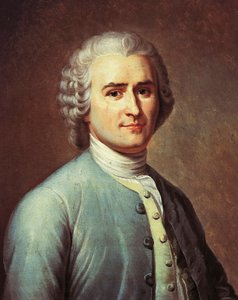 Portræt af Jean-Jacques Rousseau (maleri) af Jean Edouard Lacretelle
