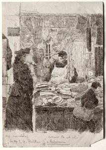 På det gamle marked af Jean Emile Laboureur