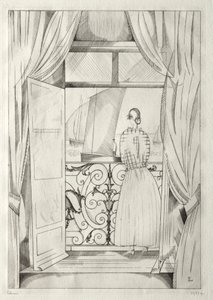 Balkonen over havet af Jean Emile Laboureur