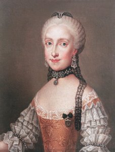Infanta Maria Ludovica, datter af Karl III af Spanien og hustru til Leopold II (1747-92) den hellige romerske kejser og storhertug af Toscana af Jean Étienne Liotard
