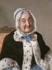 Portræt af Marthe Marie Tronchin af Jean Étienne Liotard