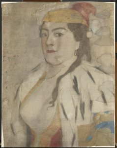 Portræt af en ukendt kvinde fra Istanbul af Jean Étienne Liotard