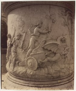 Versailles, Plutos bortførelse af Proserpine af Girardon, (detalje) af Jean Eugène Auguste Atget