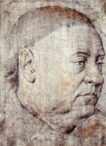 Tegning til portræt af Guillaume Jouvenel des Ursins, Charles VII