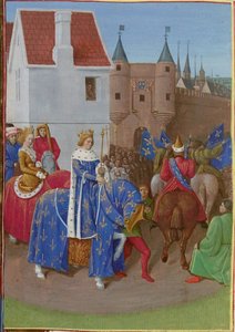 Johannes II den Godes indtog af Jean Fouquet