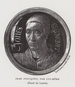 Selvportræt af den franske maler Jean Fouquet fra det 15. århundrede af Jean Fouquet