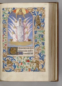 The Assumption of the Virgin Time Book, 1450-1499 af Jean Fouquet