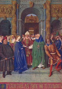 Jomfruens ægteskab, c1455, 1939 af Jean Fouquet