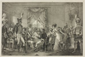Napoleon ved Storhertugens Palads i Firenze, plade tretten fra Napoleons politiske og militære liv