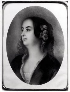 Madame Hanska (1801-82) graveret af Emile Lassalle (1813-71) (litografi)