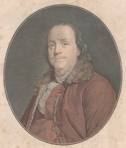 Benjamin Franklin, 1789. af Jean Francois Janinet