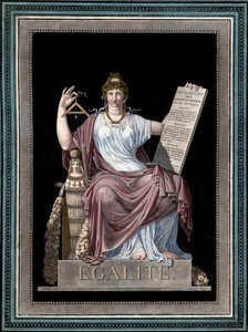 Ligestilling - gravering af Jean Francois (Jean-Francois) Janinet (1752-1814) - Allegorie de l
