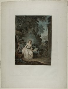 Madame Dugazon i Operaen "Nina, ou La folle par amour" (Nina eller Kvinden gal af kærlighed) af Jean Francois Janinet