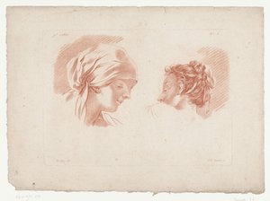 To kvindehoveder Kompositioner med menneskelige kropsdele (serietitel) IXe Cahier de Principes du Design d