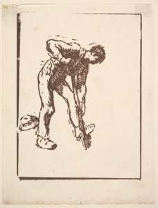 Digger, 1863. af Jean Francois Millet
