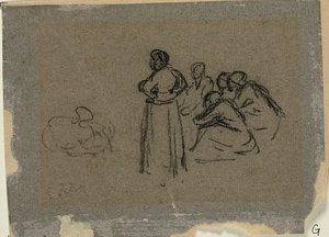 Gruppe af kvinder af Jean Francois Millet