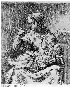 Grød, 1861 1924 af Jean Francois Millet