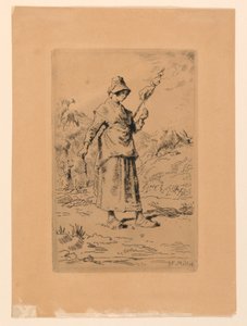 Spinneren af Jean Francois Millet