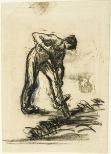Bondegravning af Jean Francois Millet