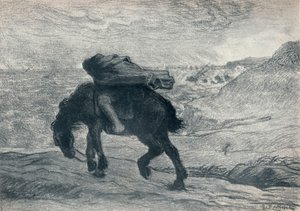 Phoebus et Boree, 19. Jahrhundert von Jean Francois Millet