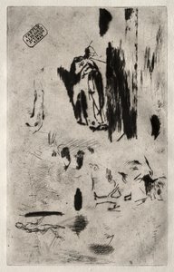 Tallerken med Skitser af Jean-Francois Millet