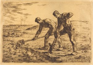 Diggers (Les becheurs) af Jean Francois Millet