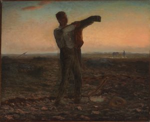 The End of the Day, Effekt af aften af Jean Francois Millet