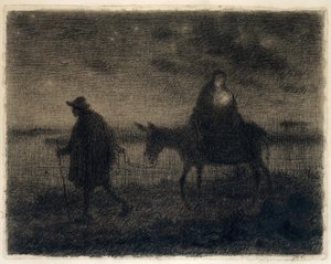 Flugten til Egypten af Jean Francois Millet