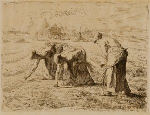 Gleanerne af Jean Francois Millet