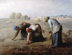 The Gleaners, 1857 af Jean Francois Millet