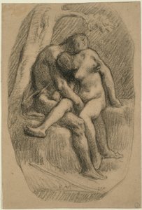 De elskende af Jean Francois Millet