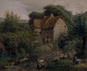 Den Gamle Mølle af Jean-Francois Millet